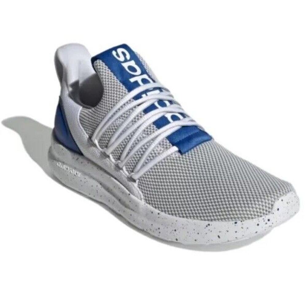 Adidas Lite Racer Adapt 7.0 Cloudfoam Running Shoes men 8 White Blue Speckle
